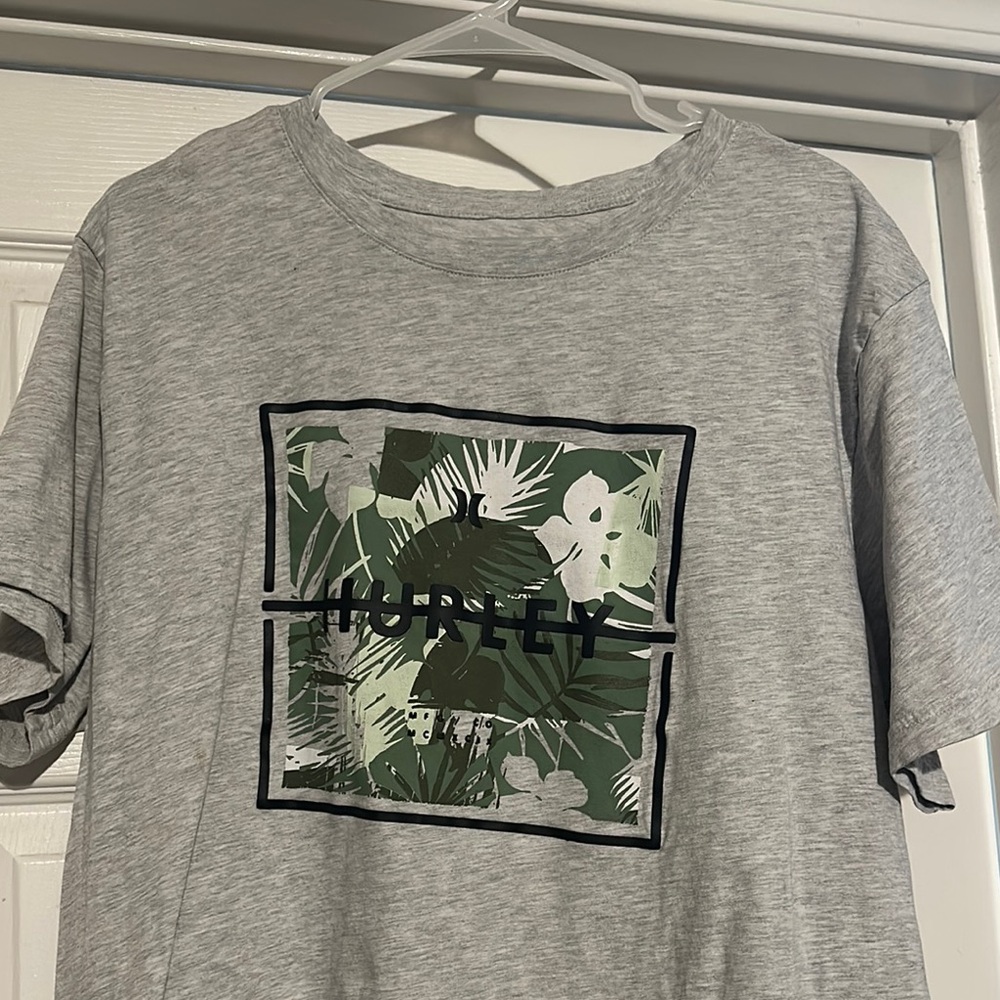 Hurley Gray Graphic T-Shirt